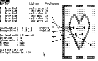 Bubble Bobble Editor atari screenshot